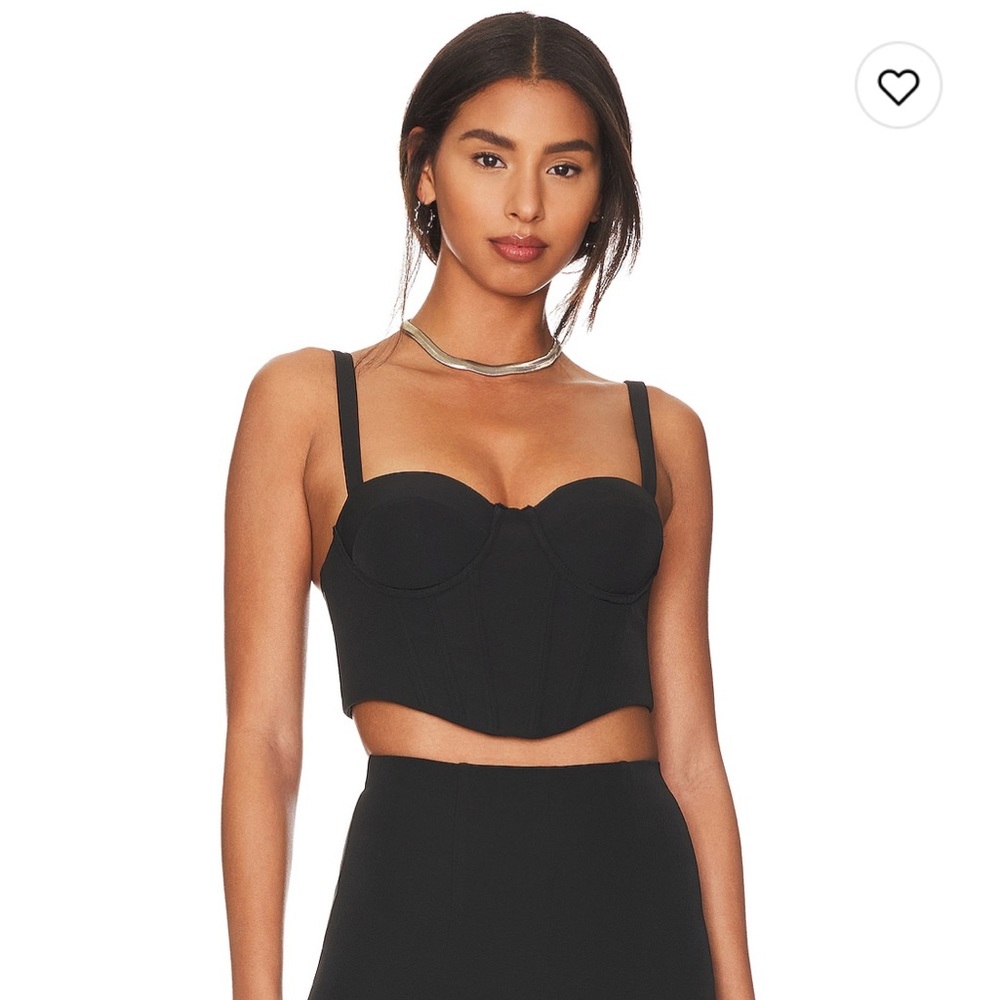 Tish bustier top in black - Revolve & Lovers & Friends - Picture 2 of 5